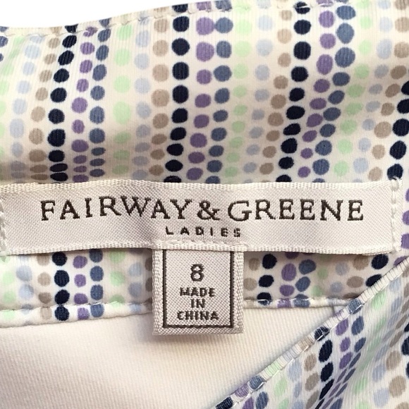 Fairway & Greene Multi Colored Women’s Athletic Skort Size 8 - Picture 6 of 10